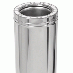 6" X 18" Ventis Class-A All Fuel 304L Inner/430 Outer Chimney Pipe - VA304-0618