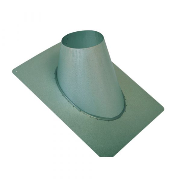 8" Ventis Class-A 304L Stainless Steel 7/12 To 12/12 Pitch Non-Vented Roof Flashing - VA-FNV0812SS