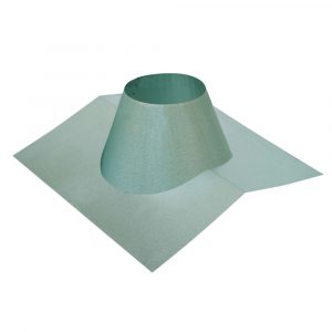 6" Ventis Class-A All Fuel Chimney 304L Stainless (NEED PITCH, CUSTOM) Vented Peak Flashing - VA-FPK06SS