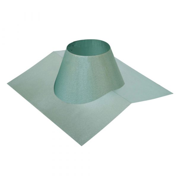 6" Ventis Class-A All Fuel Chimney 304L Stainless (NEED PITCH, CUSTOM) Vented Peak Flashing - VA-FPK06SS