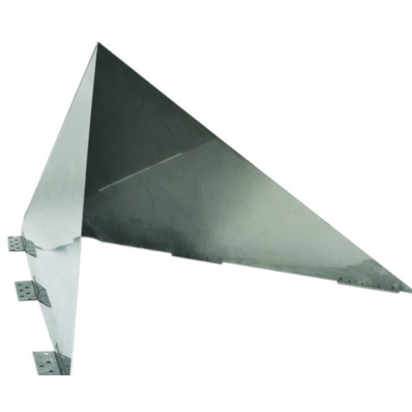 6" Ventis Class-A All Fuel Chimney Stainless Steel Medium Snow Wedge 7/12-10/12 Pitch - VA-SWMD