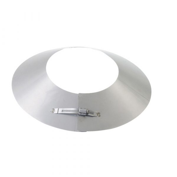 5" Ventis Class-A All Fuel Chimney 304L Stainless Storm Collar - VA-SC05SS