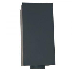 6" Ventis Blk 24" Tall Ext Square Support - VA-CCSEXT2406