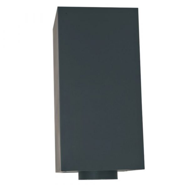 6" Ventis Blk 24" Tall Ext Square Support - VA-CCSEXT2406