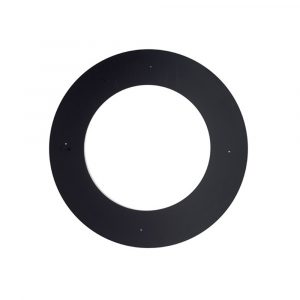 7" Ventis Class-A Painted Black Sloped Ceiling Trim Collar To Fit Class-A Pipe (NEED PITCH, CUSTOM) - VA-RSTVA07