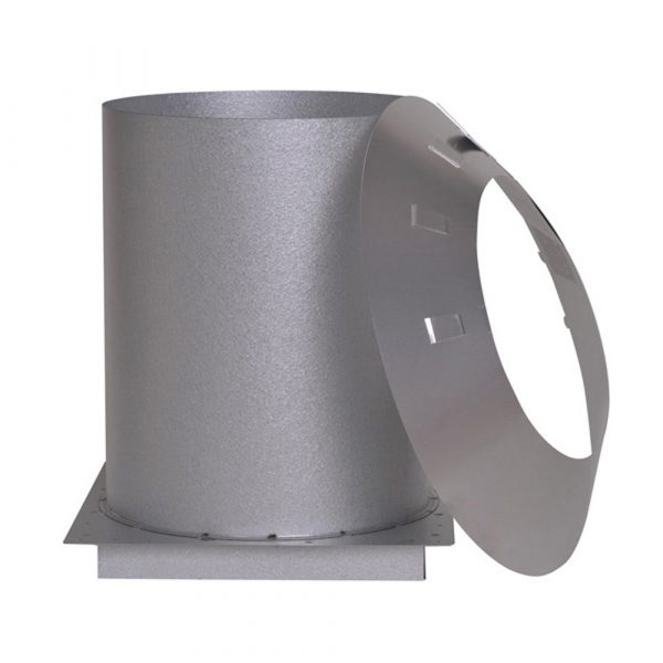 6" Ventis Class-A All Fuel Chimney Galvanized Attic Insulation Shield - VA-AIS06