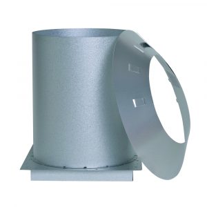 6" Ventis Class-A All Fuel Chimney Galvanized Attic Insulation 12" Shield Extension - VA-AISEXT06