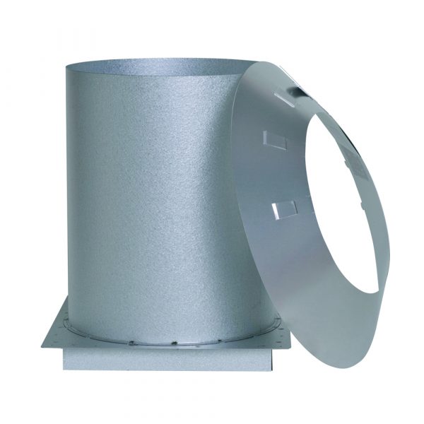 6" Ventis Class-A All Fuel Chimney Galvanized Attic Insulation 12" Shield Extension - VA-AISEXT06