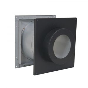 5" Ventis Class-A All Fuel Chimney Galvanized Wall Pass-Thru Thimble Non-Insulated - VA-WPT05