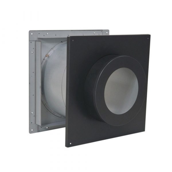 6" Ventis Class-A All Fuel Chimney Galvanized Wall Pass-Thru Thimble Non-Insulated - VA-WPT06