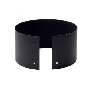 6" Ventis Double-Wall Black Stove Pipe 430 Inner Finishing Band - VDB06FB
