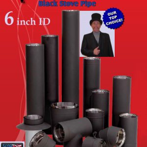 6" Double Wall Ventis Stovepipe