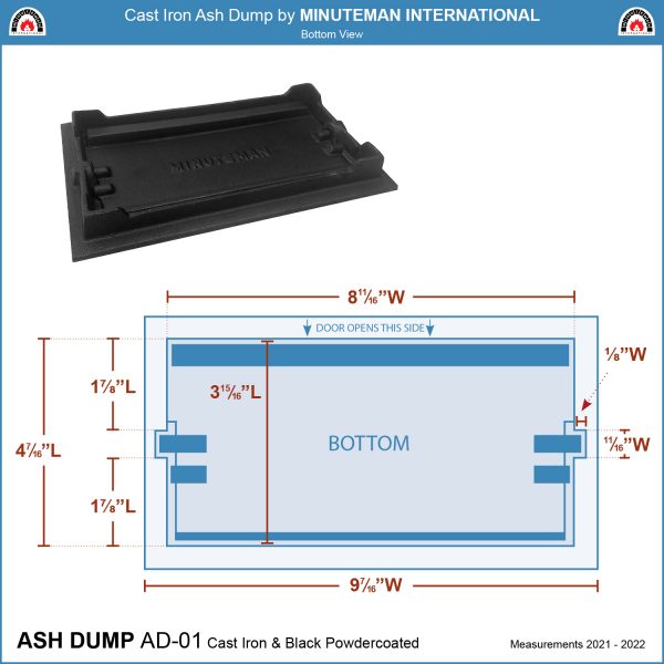 Cast Iron Ash Dump by Minuteman - Image 2