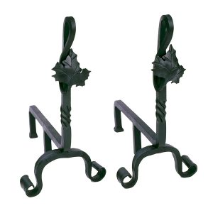 Maple Leaf Andirons by Minuteman