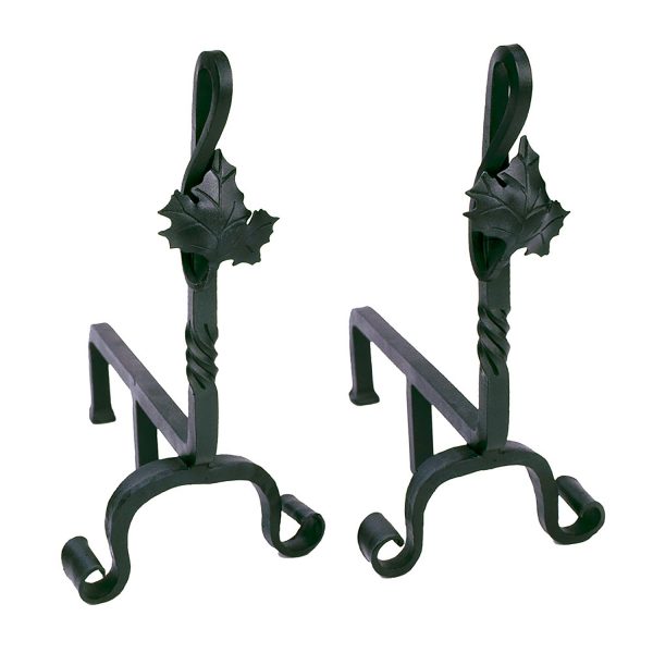 Maple Leaf Andirons by Minuteman