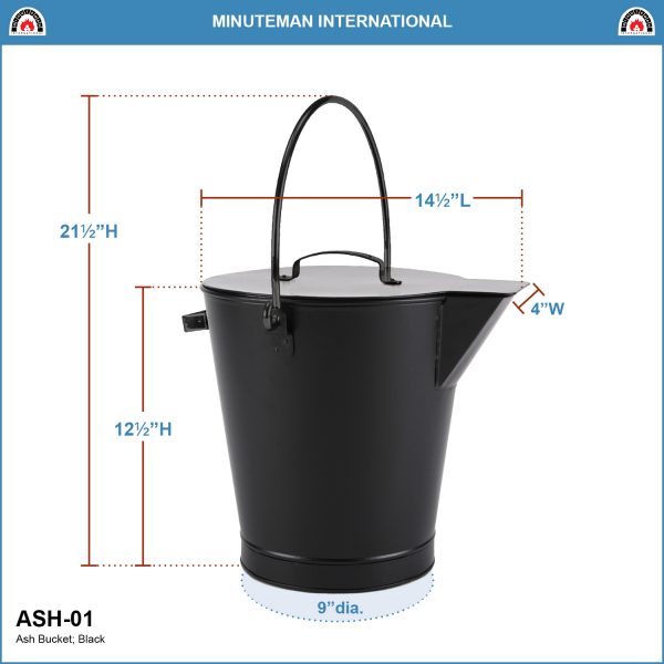 All Black Ash Bucket by Minuteman - Image 2