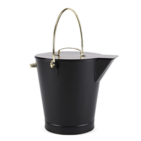 Ash Bucket w/ Solid Brass Handles by Minuteman