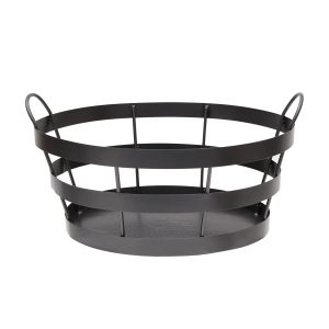 Graphite, Shaker Log Bin by Minuteman