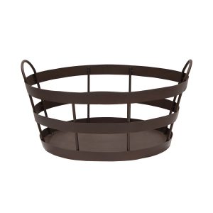 Roman Bronze, Shaker Log Bin by Minuteman