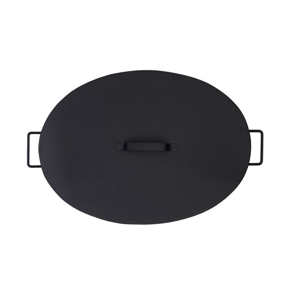 Black Oval Tub with Lid by Minuteman - Image 5