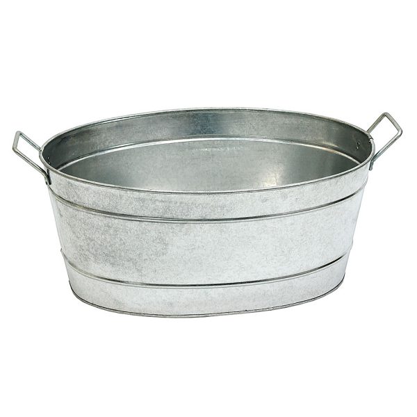 Galvanized Oval Tub by Minuteman