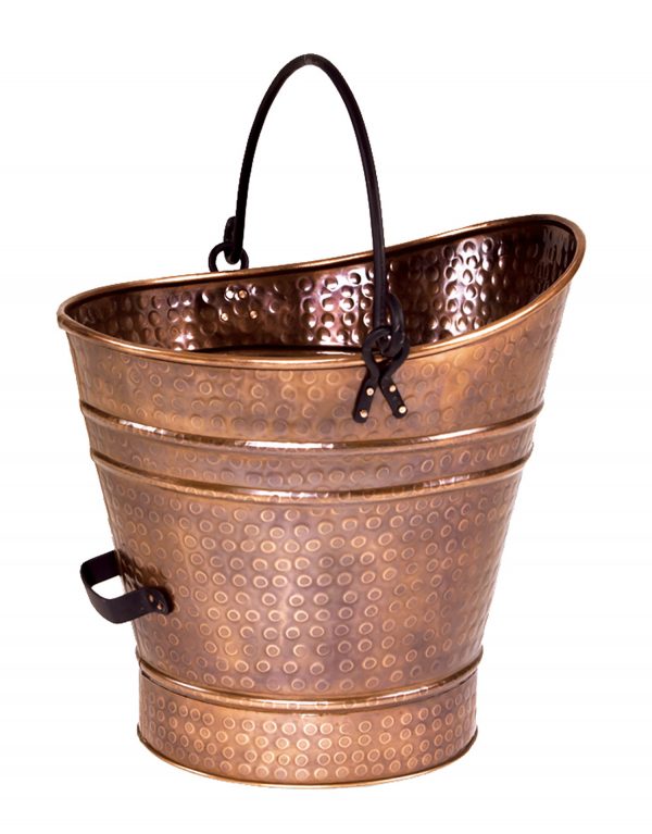 Small, Copper Pellet Bucket by Minuteman