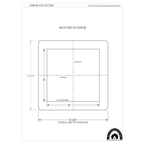 8x8-in Clean-Out Door by Minuteman - Image 2
