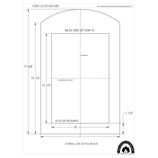 8x12-in Clean-Out Door by Minuteman - Image 2