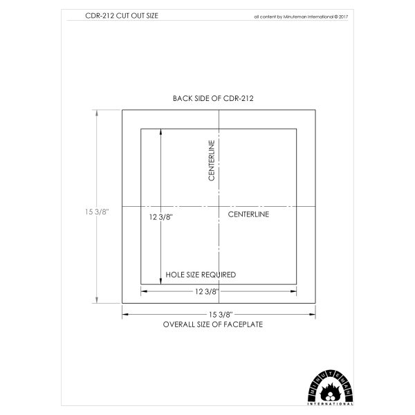 12x12-in Clean-Out Door by Minuteman - Image 2
