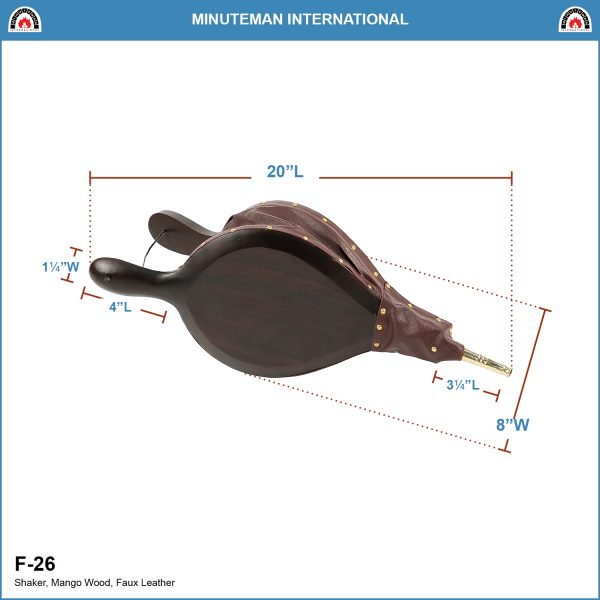 Shaker Fireplace Bellow by Minuteman - Image 2