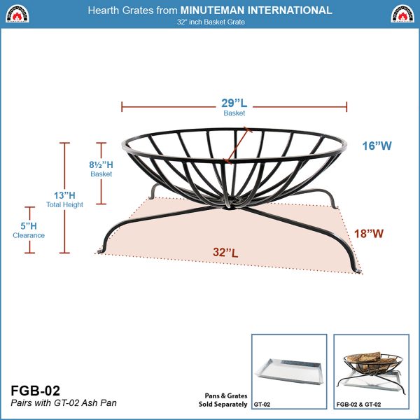 32" Basket Grate by Minuteman - Image 2