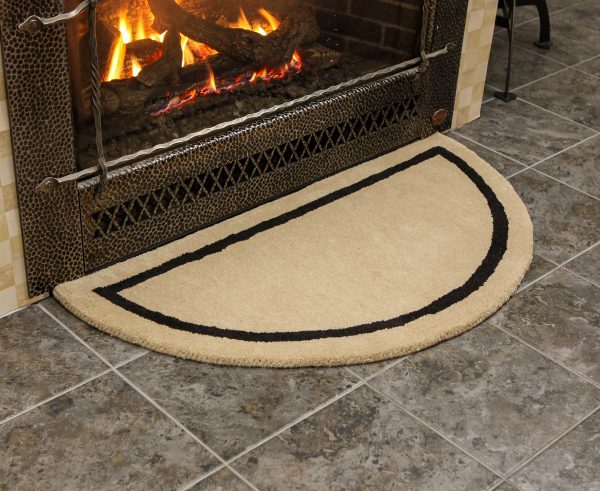 Mesa Tan, Contemporary Half Round Rug by Minuteman - Image 3