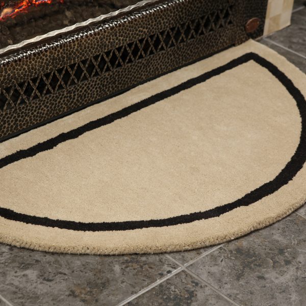 Mesa Tan, Contemporary Half Round Rug by Minuteman - Image 4