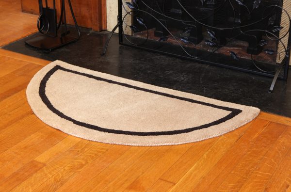 Mesa Tan, Contemporary Half Round Rug by Minuteman - Image 5