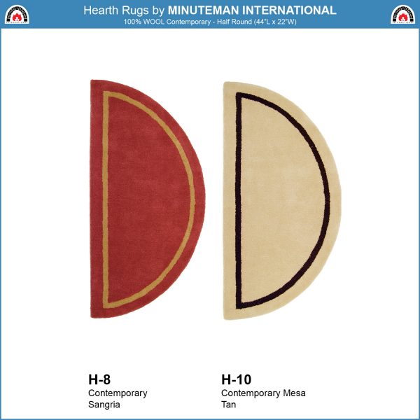 Mesa Tan, Contemporary Half Round Rug by Minuteman - Image 7