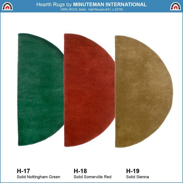 Somerville Red Half Round Rug by Minuteman - Image 3