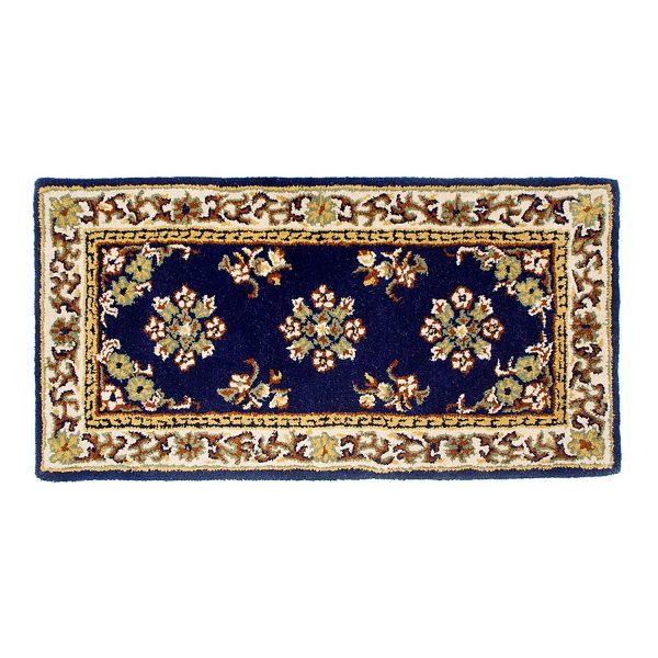 Blue, 44x22-in Oriental Rectangular Rug by Minuteman