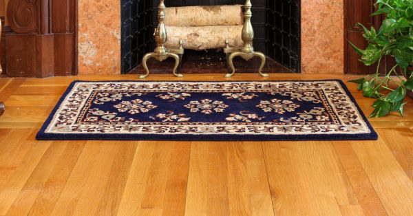 Blue, 44x22-in Oriental Rectangular Rug by Minuteman - Image 5