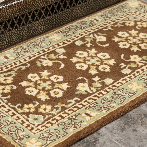 Coffee, 44x22-in, Oriental Rectangular Rug by Minuteman - Image 4