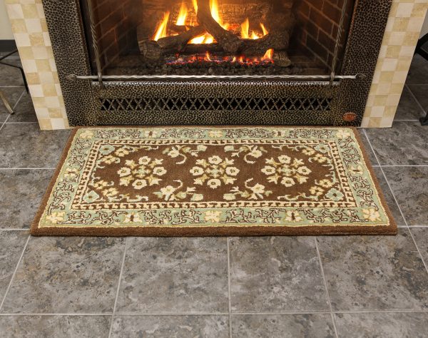 Coffee, 44x22-in, Oriental Rectangular Rug by Minuteman - Image 6