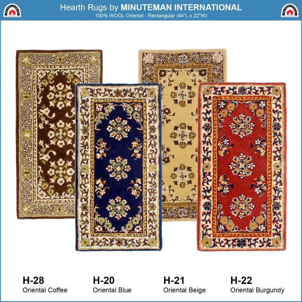 Coffee, 44x22-in, Oriental Rectangular Rug by Minuteman - Image 7