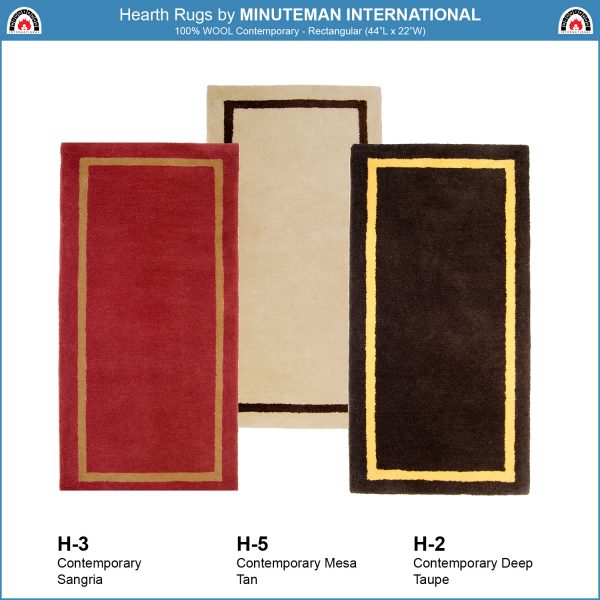 Deep Taupe, Contemporary Rectangular Rug by Minuteman - Image 3
