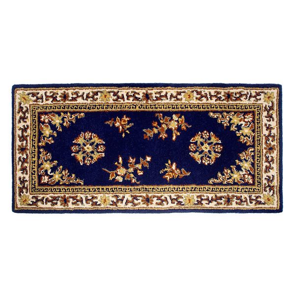 Blue, 56x26-in Oriental Rectangular Rug by Minuteman