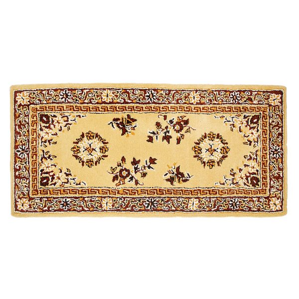 Beige, 56x26-in Oriental Rectangular Rug by Minuteman