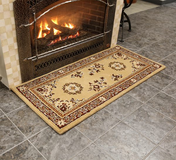 Beige, 56x26-in Oriental Rectangular Rug by Minuteman - Image 4