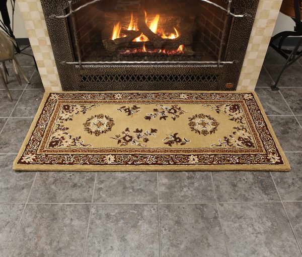 Beige, 56x26-in Oriental Rectangular Rug by Minuteman - Image 6