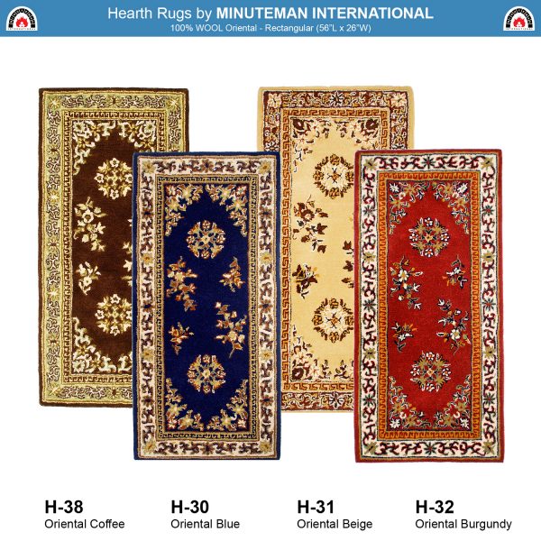 Beige, 56x26-in Oriental Rectangular Rug by Minuteman - Image 7