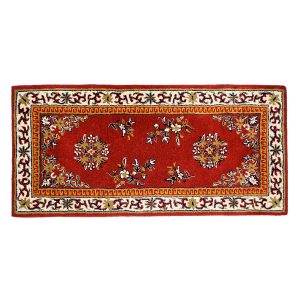 Burgundy, 56x26-in Oriental Rectangular Rug by Minuteman