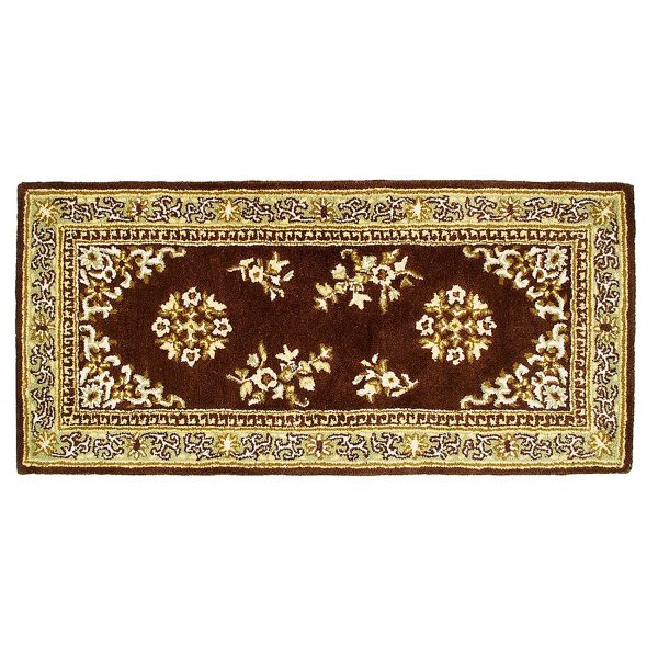 Coffee, 56x26-in Oriental Rectangular Rug by Minuteman