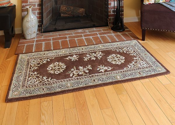 Coffee, 56x26-in Oriental Rectangular Rug by Minuteman - Image 3